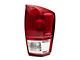 CAPA Replacement Tail Light; Chrome Housing; Red/Clear Lens; Passenger Side (16-23 Tacoma w/ Factory Halogen Tail Lights, Excluding TRD)