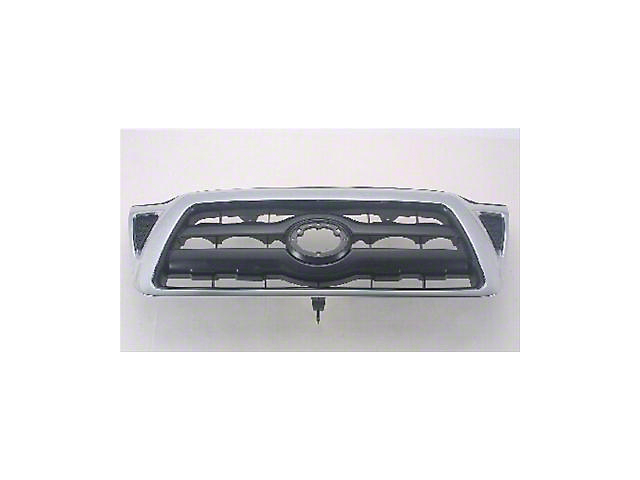 Upper Replacement Grille; Chrome (05-11 Tacoma)