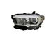 CAPA Replacement Halogen Headlight; Chrome Housing; Clear Lens; Driver Side (18-23 Tacoma w/ Factory Halogen Headlights)
