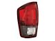 CAPA Replacement Tail Light; Black Housing; Red/Clear Lens; Driver Side (18-23 Tacoma)
