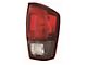CAPA Replacement Tail Light; Black Housing; Red/Clear Lens; Passenger Side (18-23 Tacoma)
