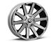 Fuel Wheels Contra Platinum Brushed Gunmetal 6-Lug Wheel; 20x9; 19mm Offset (05-15 Tacoma)