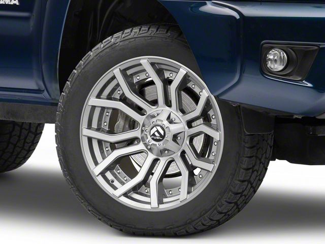 Fuel Wheels Rage Platinum Brushed Gunmetal 6-Lug Wheel; 20x10; -18mm Offset (05-15 Tacoma)
