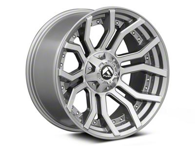 Fuel Wheels Rage Platinum Brushed Gunmetal 6-Lug Wheel; 20x9; 1mm Offset (2024 Tacoma)