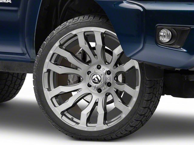 Fuel Wheels Blitz Platinum Brushed Gunmetal 6-Lug Wheel; 22x12; -44mm Offset (05-15 Tacoma)