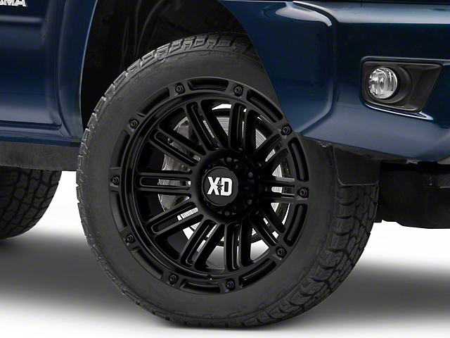 XD Double Deuce Satin Black 6-Lug Wheel; 20x10; -18mm Offset (05-15 Tacoma)
