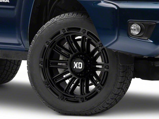 XD Double Deuce Satin Black 6-Lug Wheel; 20x9; 0mm Offset (05-15 Tacoma)