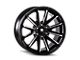 Mayhem Wheels Crossfire Gloss Black Milled 6-Lug Wheel; 20x9.5; 25mm Offset (21-24 Bronco, Excluding Raptor)