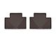 Weathertech All-Weather Rear Rubber Floor Mats; Cocoa (05-23 Tacoma Access Cab, Double Cab)