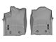 Weathertech DigitalFit Front Floor Liners; Gray (18-23 Tacoma w/ Automatic Transmission)
