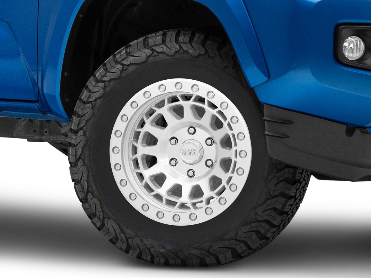 Black Rhino Primm Silver with Mirror Face 6-Lug Wheel; 17x9; 0mm Offset (16-23 Tacoma)