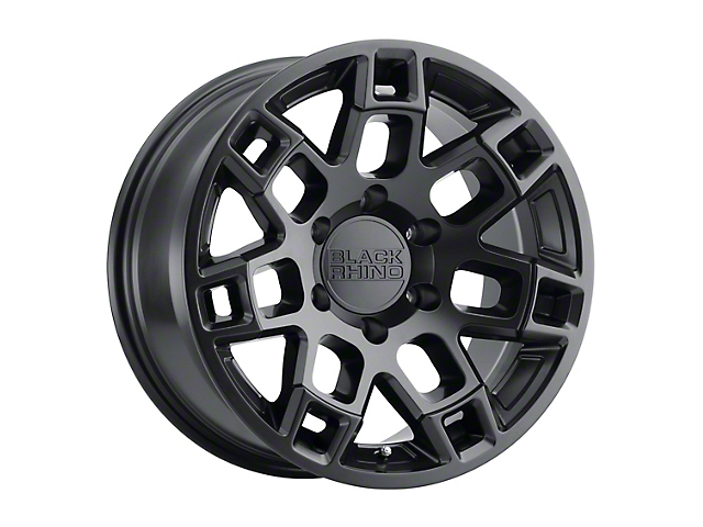 Black Rhino Ridge Matte Black 6-Lug Wheel; 17x8.5; 0mm Offset (16-23 Tacoma)