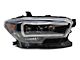 Plank Style LED Projector Headlights; Black Housing; Clear Lens (16-18 Tacoma)