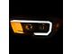 Plank Style Projector Headlights; Black Housing; Clear Lens (16-23 Tacoma w/ Factory Halogen DRL)
