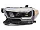 Plank Style Switchback Projector Headlights; Black Housing; Clear Lens (16-23 Tacoma w/ Factory Halogen DRL)