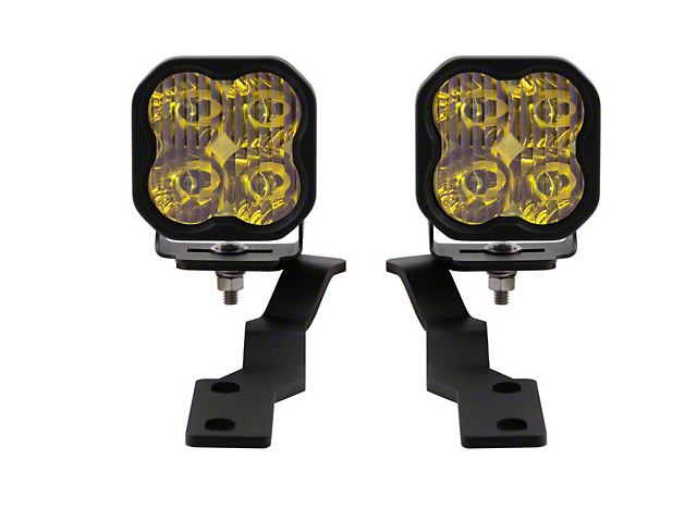 Diode Dynamics SS3 Pro LED Ditch Light Kit; Yellow Driving (16-23 Tacoma)