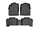 Weathertech DigitalFit Front and Rear Floor Liners; Black (05-07 Tacoma Double Cab)