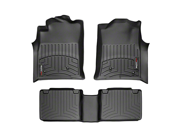 Weathertech DigitalFit Front and Rear Floor Liners; Black (08-11 Tacoma Access Cab)