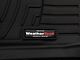 Weathertech DigitalFit Front and Rear Floor Liners; Black (16-17 Tacoma Double Cab w/ Automatic Transmission)