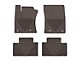 Weathertech All-Weather Front and Rear Rubber Floor Mats; Cocoa (18-23 Tacoma w/ Automatic Transmission)