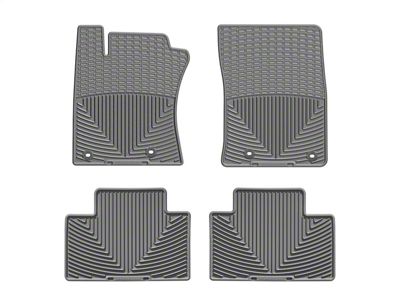 Weathertech All-Weather Front and Rear Rubber Floor Mats; Gray (18-23 Tacoma w/ Automatic Transmission)
