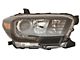 Toyota 2016-2019 TRD Pro Headlights; Black Housing; Clear Lens; Driver and Passenger Side (16-23 Tacoma w/ Factory LED Headlights)