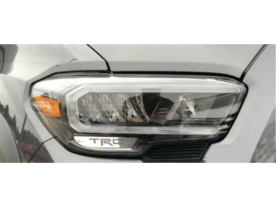 Toyota 2020 TRD Pro Headlight; Black Housing; Clear Lens; Passenger Side (16-23 Tacoma w/ Factory LED Headlights)