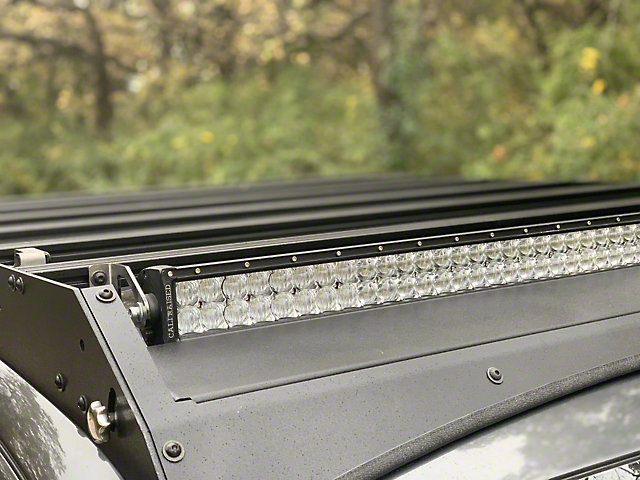 Cali Raised LED Premium Roof Rack 42-Inch LED Light Bar Mount (05-23 Tacoma Double Cab)