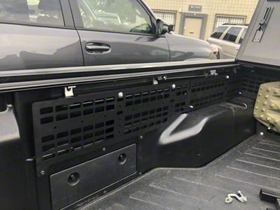 Cali Raised LED Rear Bed Molle System; Driver and Passenger Side (05-23 Tacoma w/ BAKFlip Tonneau Cover)