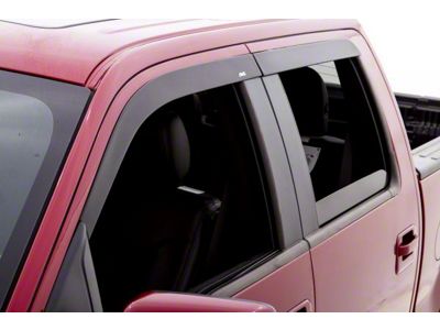 Aeroskin Hood Protector and Low Profile Ventvisor Window Deflectors Combo Kit; Matte Black (12-15 Tacoma Double Cab)