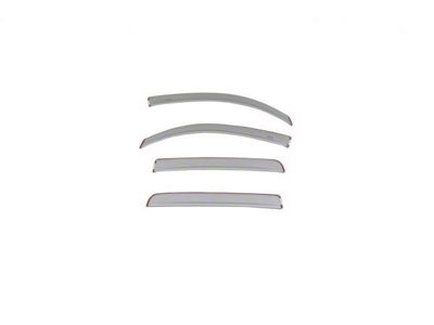 Low Profile Color-Match Ventvisor Window Deflectors; Front and Rear; Silver Sky Metallic (16-23 Tacoma Double Cab)