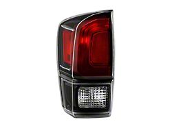 OE Style Tail Light; Black Housing; Clear Lens Housing; Clear Lens; Driver Side (17-18 Tacoma)