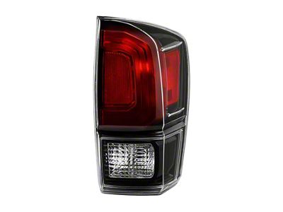 OE Style Tail Light; Black Housing; Clear Lens Housing; Clear Lens; Passenger Side (17-18 Tacoma)