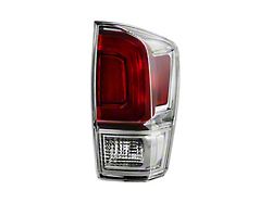 OE Style Tail Light; Smoked Housing; Clear Lens; Passenger Side (16-17 Tacoma)