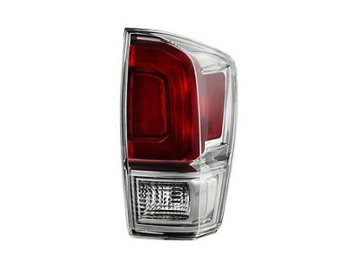 OE Style Tail Light; Smoked Housing; Clear Lens; Passenger Side (16-17 Tacoma)