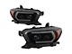 Signature Series Sequential Turn Signal Projector Headlights; Black Housing; Smoked Lens (16-18 Tacoma TRD)