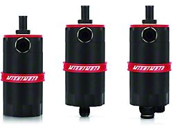 Mishimoto Baffled Oil Catch Can; Red (Universal; Some Adaptation May Be Required)