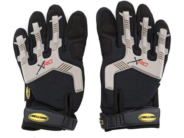 Smittybilt Winch Gloves; Black and Gray; Extra Large