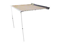 Smittybilt Overlander Tent Retractable Awning; Tan; 78-Inch Long; 78-Inch Wide