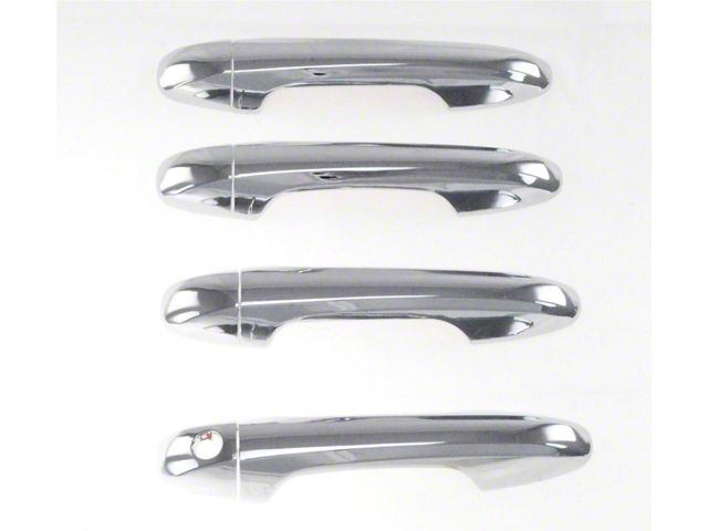 Exterior Door Handle Cover; Chrome ABS 8 Pieces Tape-On (16-19 Tacoma)