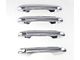 Exterior Door Handle Cover; Chrome ABS 8 Pieces Tape-On (16-19 Tacoma)