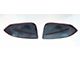 Door Mirror Cover; Gloss Black ABS 2 Pieces Tape-On (2016 Tacoma)