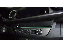 Above Climate Control Accent Trim Strip; Army Green (16-23 Tacoma)