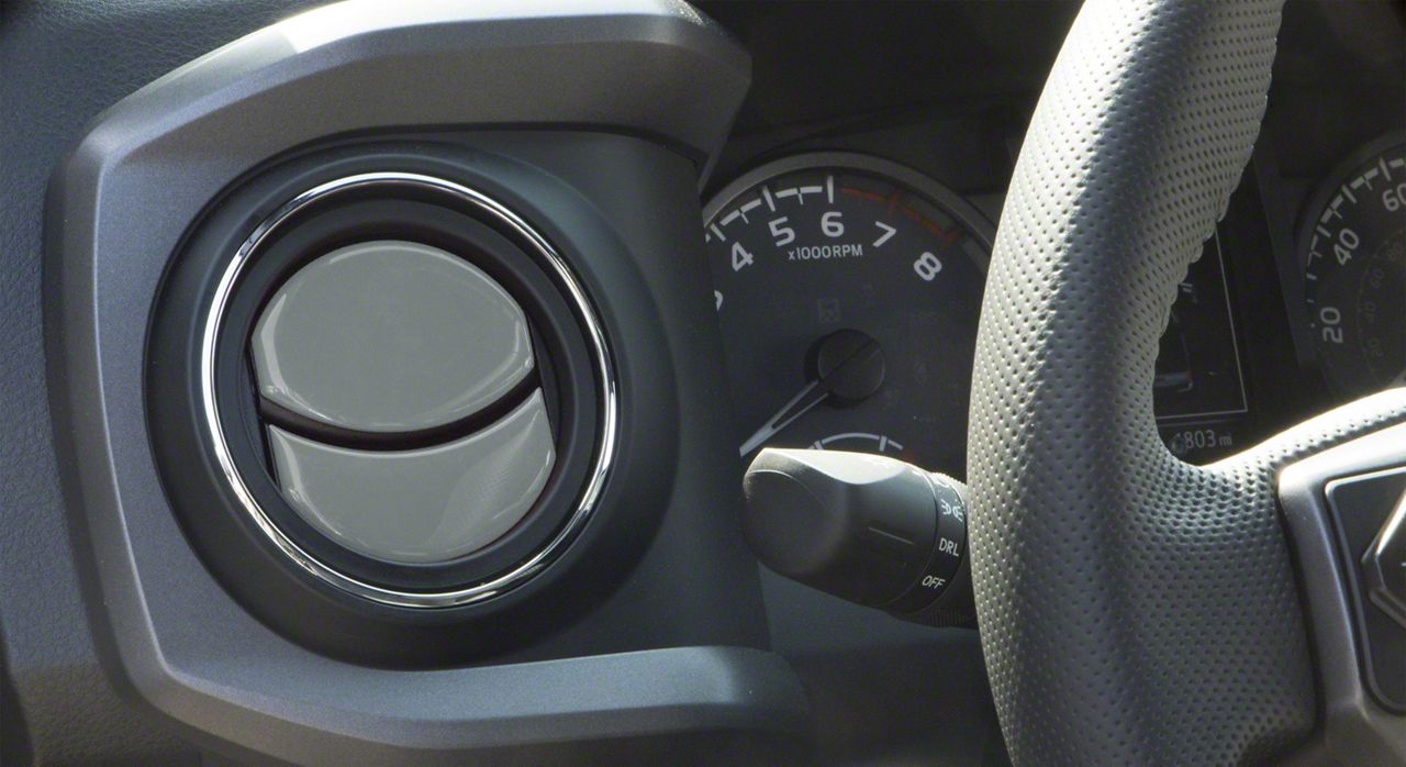 Air Vent Accent Trim; Cement Gray (16-23 Tacoma)