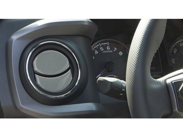 Air Vent Accent Trim; Cement Gray (16-23 Tacoma)