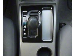 Automatic Transmission Center Console Shifter Accent Trim; Matte Black (05-15 Tacoma)