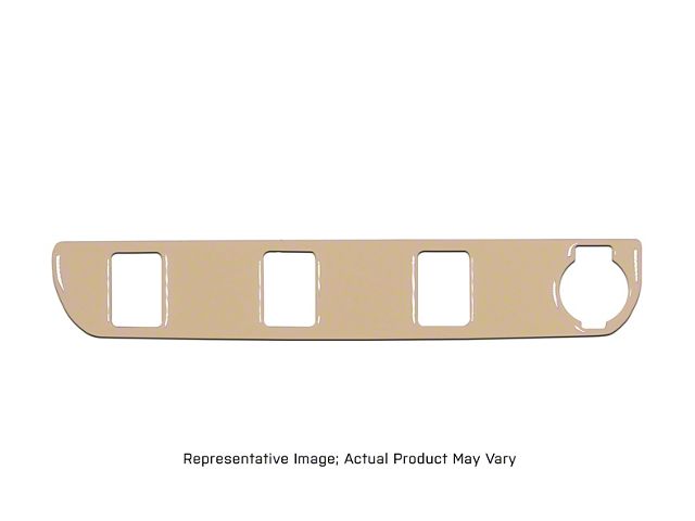 Center Dash 3-Switch Panel Accent Trim; Camouflage (16-23 Tacoma)