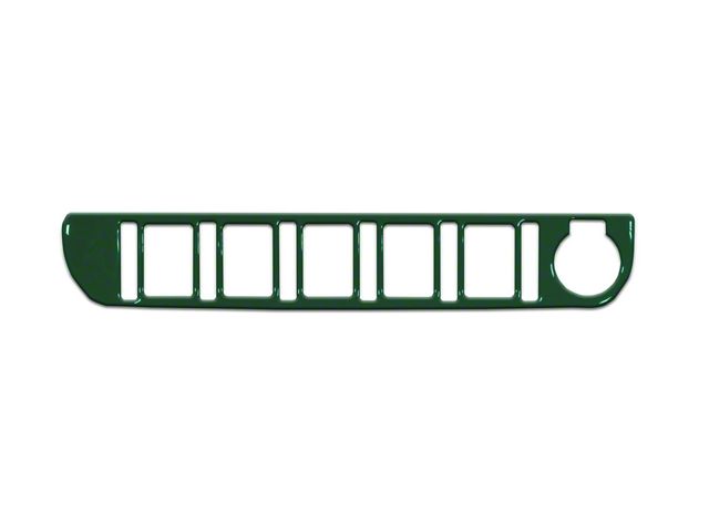 Center Dash 5-Switch Panel Accent Trim; Army Green (16-23 Tacoma)