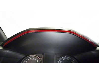 Dashboard Accent Trim; Gloss TRD Red (16-23 Tacoma)