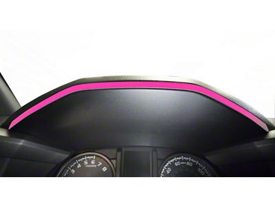 Dashboard Accent Trim; Hot Pink (16-23 Tacoma)